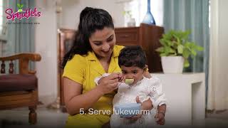 Sproutlets Sathu Maavu | One Sachet Per Baby Meal | Organic Sprouted Grains & Millets For Babies