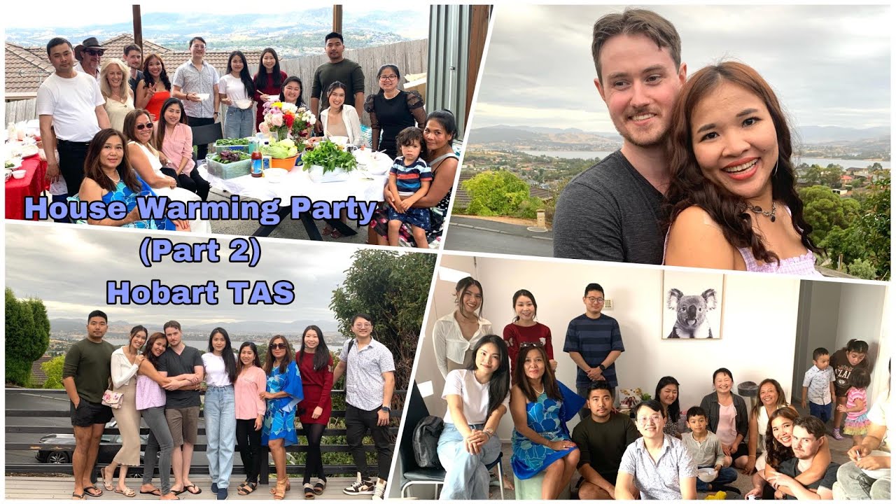 Vlog 33 House Warming Party Hobart (Part2 ) Hobart TAS