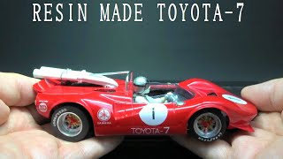 Built Resin Model TOYOTA -7 1/24 Slot Car スロットカー - YouTube