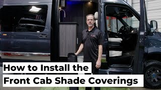 How to Install front Cab Shade Covers on your Grech RV