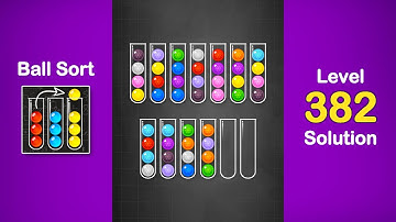 Ball Sort Puzzle Solution Level 382