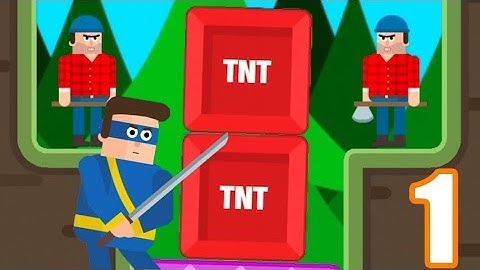 Mini Game #1: Mr Ninja - Slicey Puzzles| Ninja Puzzle Action| Gameplay Part 1(Ios)