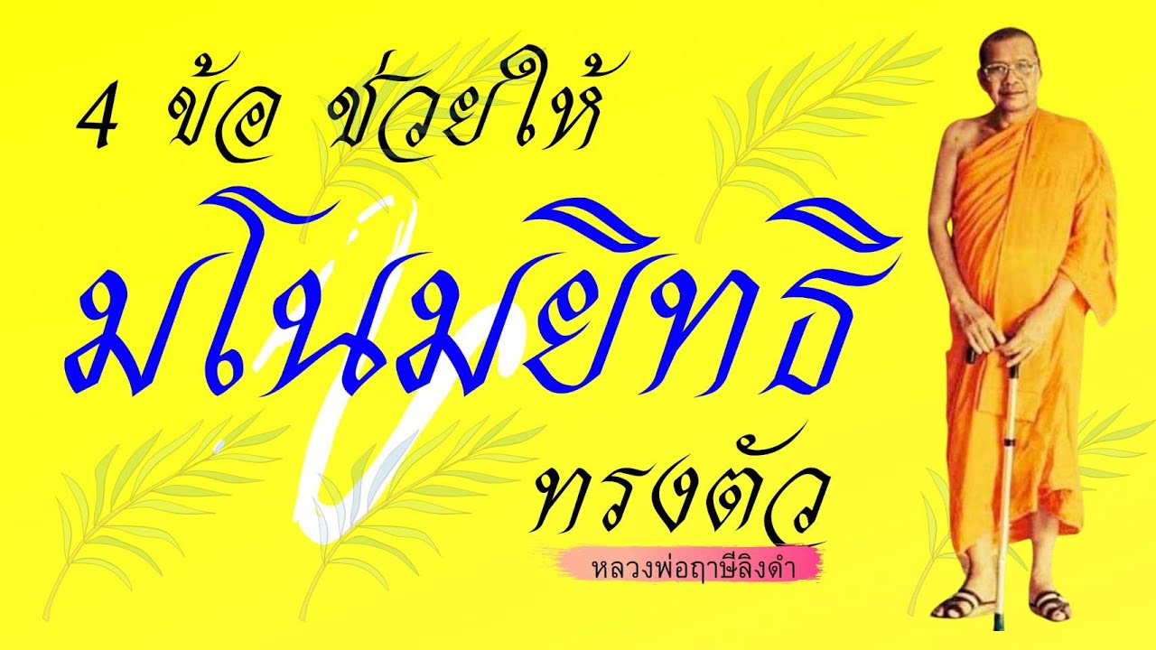 4 ข้อ ช่วย ให้ 🔥มโนมยิทธิ🔥ทรงตัว : หลวงพ่อฤาษีลิงดำ