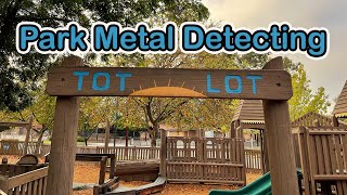 Park Metal Detecting | Tot Lots & Grass | 4 More Rings & Silver Found