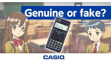 CASIO/Scientific calculator, genuine or fake? (Kenya)
