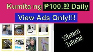 VibEarn Tutorial - How to earn 100 php in viewing ads