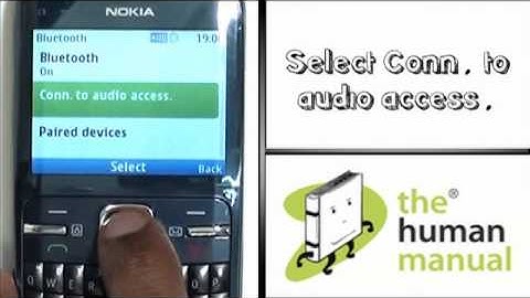 Pairing with a Bluetooth headset | Nokia C3 | The Human Manual