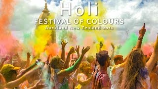 Holi FESTIVAL OF COLOURS  Auckland New Zealand 2016