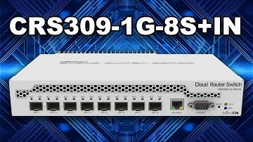CRS309-1G-8S+IN | Compact 10G Switch Powerhouse