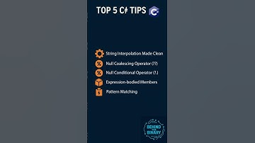 🔥Top 5 C# Tips
