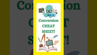 Conversion Cheat Sheet! Mastering conversions made easy...