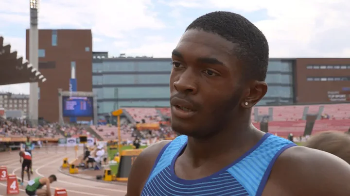 IAAF World U20 Tampere  Quivell Jordan USA 400M Hu...