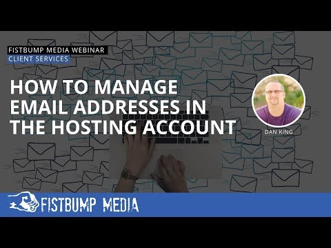 How to Manage Email Addresses in the Hosting Account