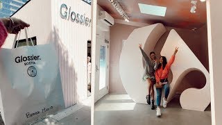 SUNDAY in my life | glossier pop up, haul + hanging w natalie!