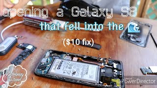 How to open a Galaxy S8 (after water damage) and fix it