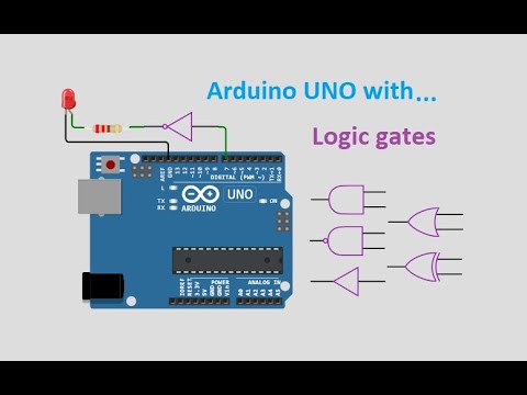 Logic gates with Arduino in Wokwi (simulator) - YouTube