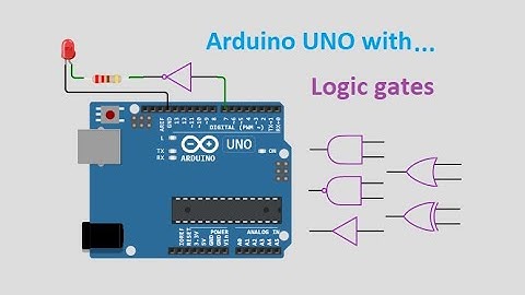 Logic gates with Arduino in Wokwi (simulator)