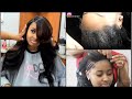 Full sew in NO LEAVE OUT with lace closure! Hairsmarket