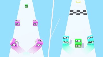 Best Funny Jelly Run 2048 All Levels Gameplay Walkthrough Android , iOS  👍  NOOB vs PRO vs HACKER 1