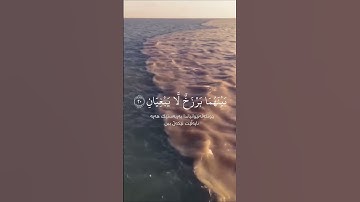 مرج البحرين يلتقيان/ عمير شميم 😍😍. #قران_كريم #لايك #تلاوة_خاشعة #اكسبلور #قرآن