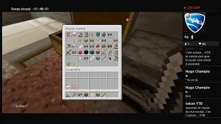 Live Minecraft survie et crea en multi