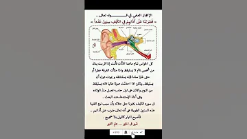 الإعجاز العلمي في قوله تعالى فضربنا على أذانهم في الكهف سنين عددا كل الحواس تنام ماعدا الأذن فأنت إذ 