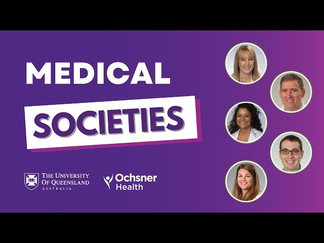 Watch UQ-Ochsner Medical Societies on YouTube.