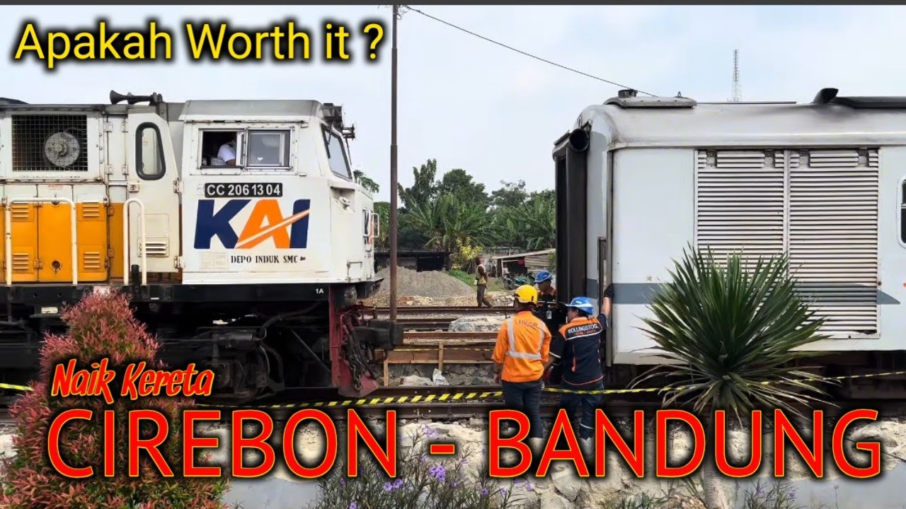 Lagi diskon, Aman, Nyaman ! Perjalanan Cirebon - Bandung Naik Kereta Api
