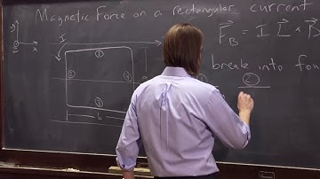 PHYS 102 | Wire Loops 1 - Force on a Square Loop