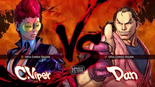 Ultra Street Fighter 4 - C. Viper Vs Dan [Hardest]