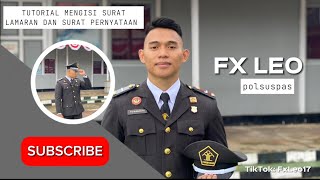 TUTORIAL MENGISI SURAT LAMARAN DAN SURAT PERNYATAAN CPNS KEMENKUMHAM