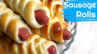 سندويتشات النقانق/معجنات السوسيس  - Sausage Bread Rolls Recipe