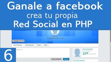 Crear Red social en php | Capítulo 6 (para principiante y expertos)