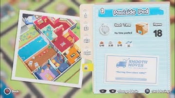 100% Walkthrough Moving Out Level #04 Poolside Pad