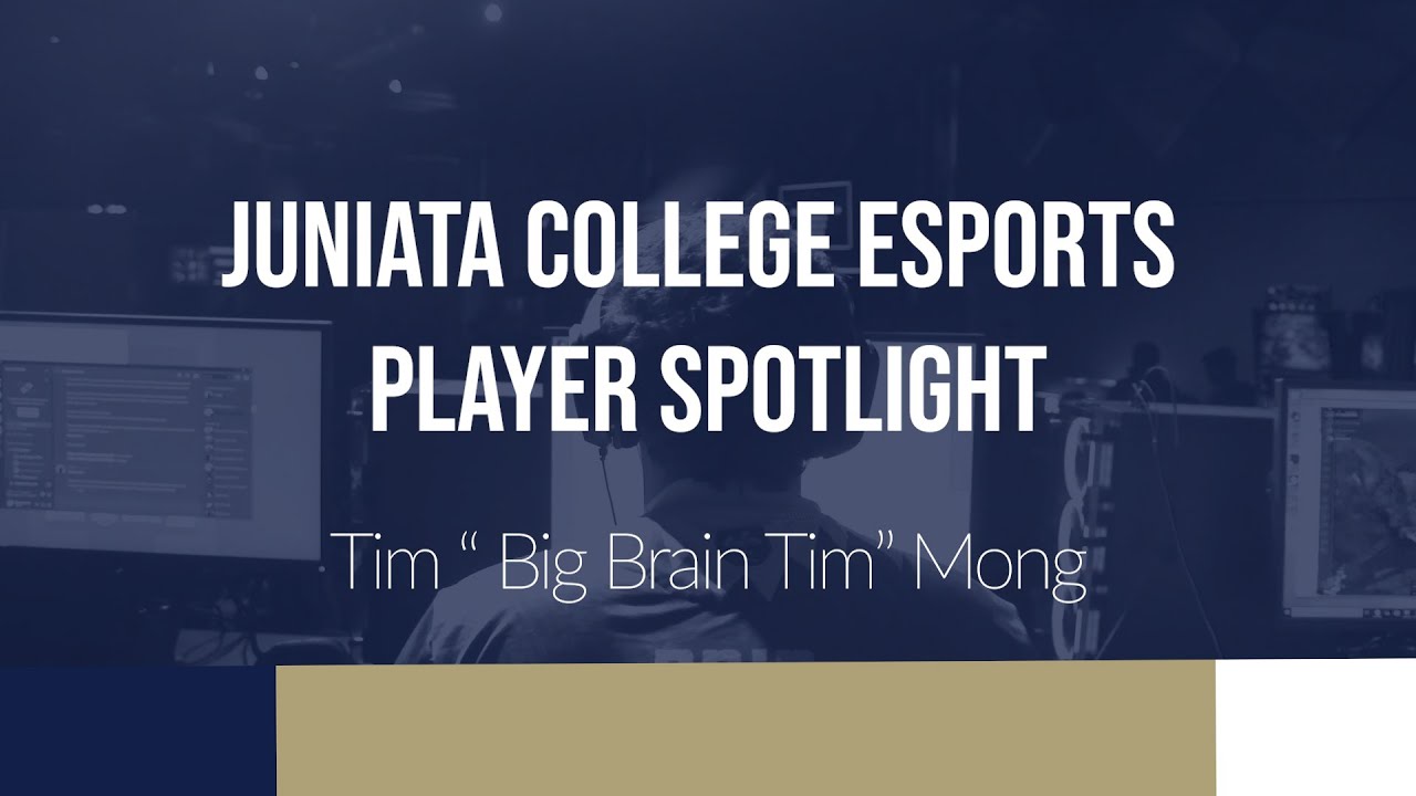 Juniata College Esports Player Spotlight Tim "Big Brain Tim" Mong