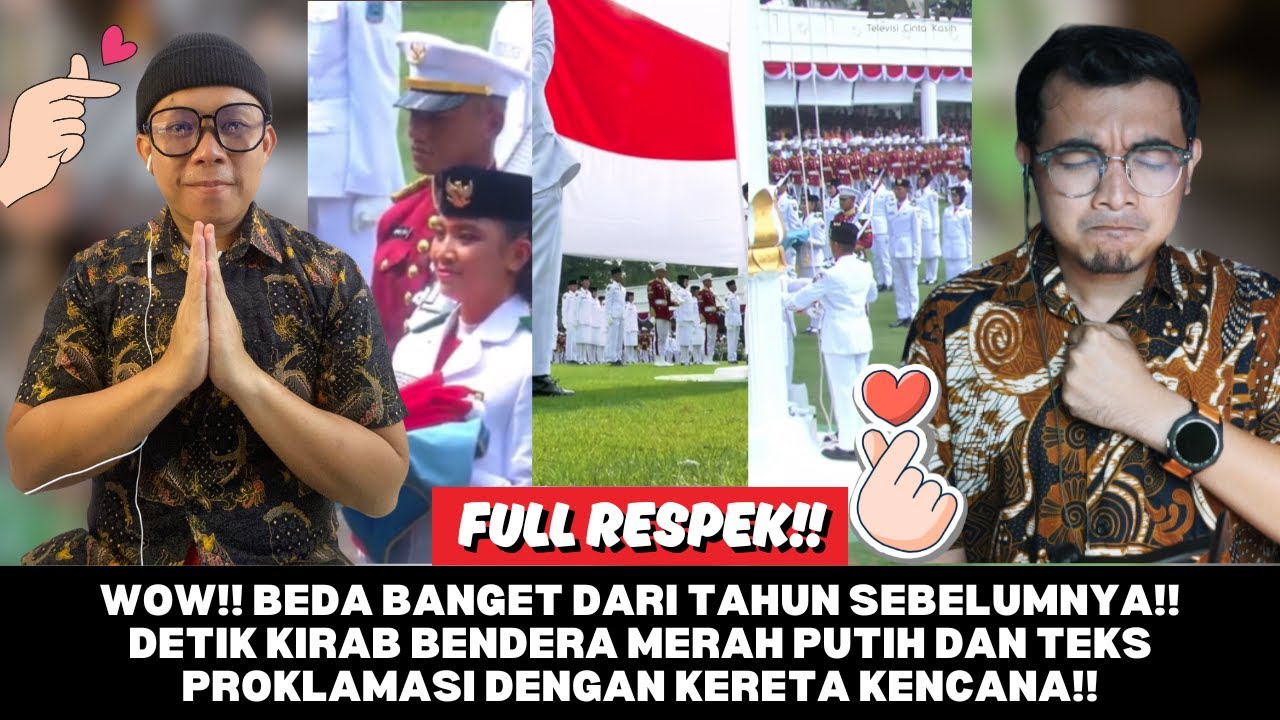 BEDA BANGET DARI TAHUN SEBELUMNYA!! DETIK KIRAB BENDERA MERAH PUTIH DENGAN KERETA KENCANA