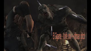 Can you defeat el gigante with knife only? | Resident Evil 4