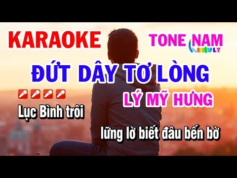 karaoke đứt dây tơ lòng tại Xemloibaihat.com