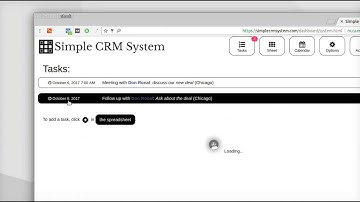 Manage Tasks in Simple CRM System (watch first how to set reminders and appointments)