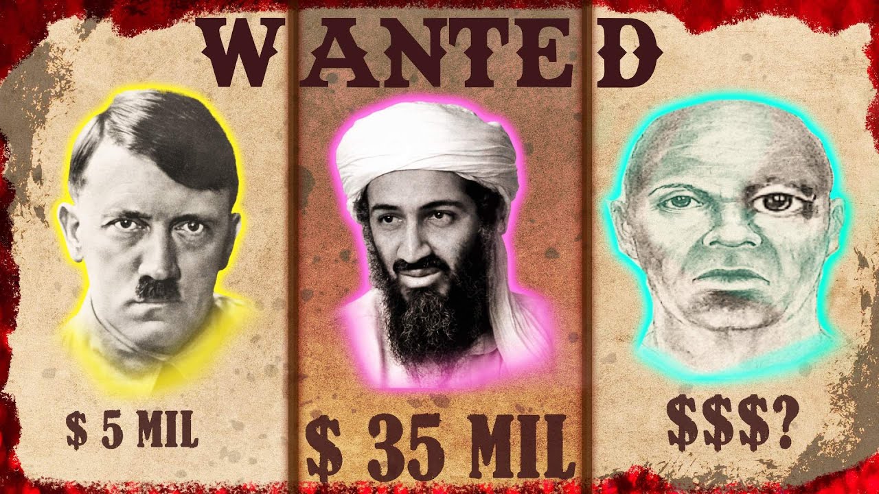 Die meistgesuchten Personen in der Geschichte | 3D-Vergleich