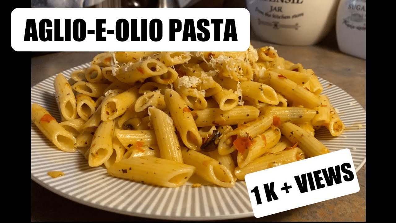 PASTA AGLIO E OLIO अलियो (लहसुन) ऐ ओलियो ( तेल) पास्ता Simple