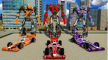 Flying Limo Police Helicopter Car Robot Games#24