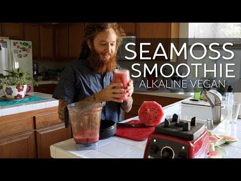 alkaline-key-lime-watermelon-sea-moss-smoothie-|-alkaline-vegan-recipe