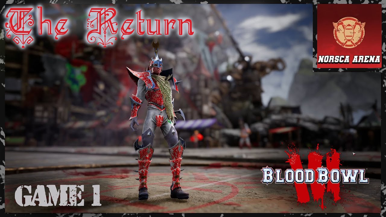 Blood Bowl 3: Norsca Arena - Dark Elves vs OWA