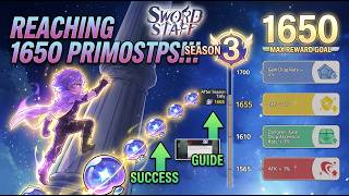 Sword x Staff - Achieving 1650 Primostars in season 3!!!