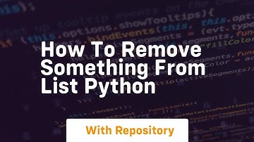 how to remove something from list python