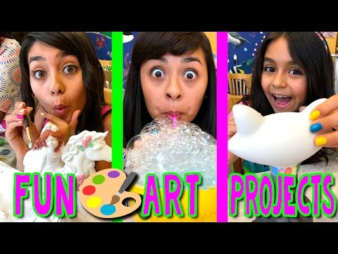 Fun Art Projects - Color Me Mine : VLOG IT // GEM Sisters