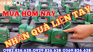 Cưa Xích 8inch DEKTON Động Cơ Brushless Có Bơm Nhớt Tự Động + Chế Độ Khóa An Toàn | 0982.826.628