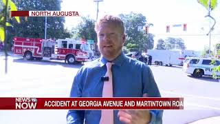 At the scene of serious North Augusta traffic accident
