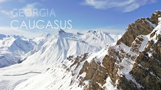 Aerial Georgia _ Caucasus - Around Gudauri drone